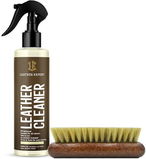 Leather Expert Set De Curățare Strălucire și Protecție Pentru Piese Din Piele Auto 250ml