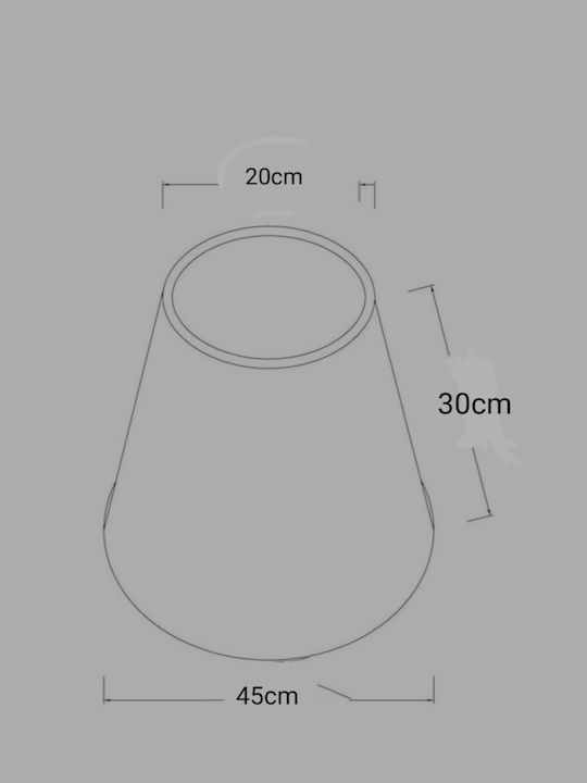 Besty Decor Toplighting S21 Lampenschirm 45cm