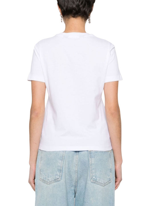 Just Cavalli Women's Blouse Cotton Short Sleeve White