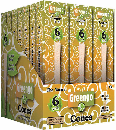 GreenGo Zigarettenhülsen 84mm 6Stück