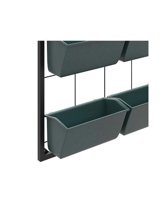 Outsunny Pot Plastic Dark Green 52x14x66cm.