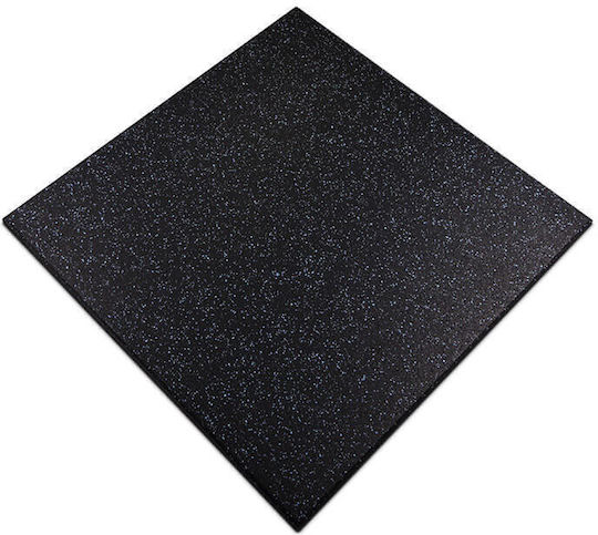 Alpine Fitness Rubber Gym Floor Puzzle Mat Black 100x100x1.5cm