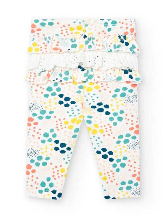 Kids' Set with Leggings Summer 2pcs Ecru