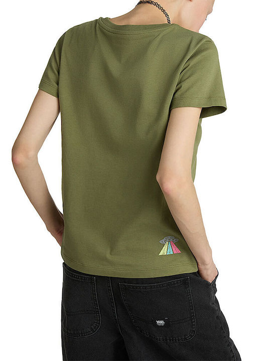 Vans Women's T-shirt Khaki