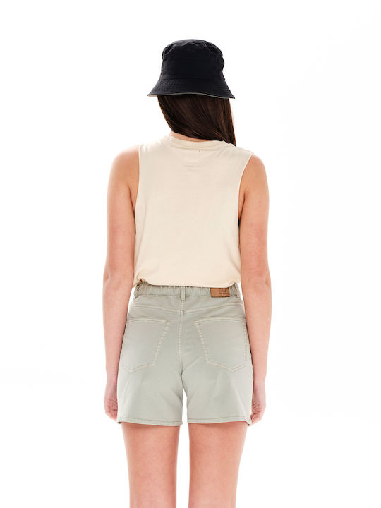Women's Athletic Blouse Sleeveless Beige