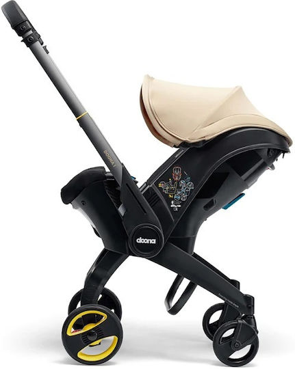 Doona Car Seat & Stroller Baby Car Seat i-Size with Isofix Sahara Sand 0-13 kg