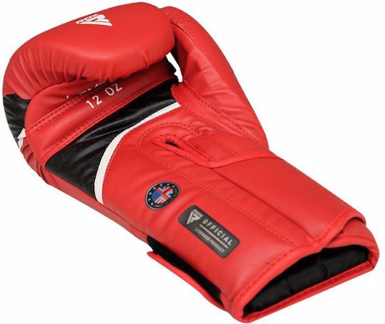 RDX Boxing Gloves Leather for Match Red