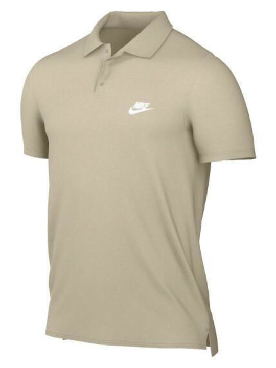 Nike Club Essentials Поло Тениска Бежова