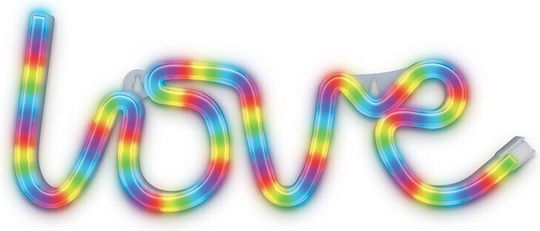 Forever Light Neon Φωτιστικό LED RGB Love