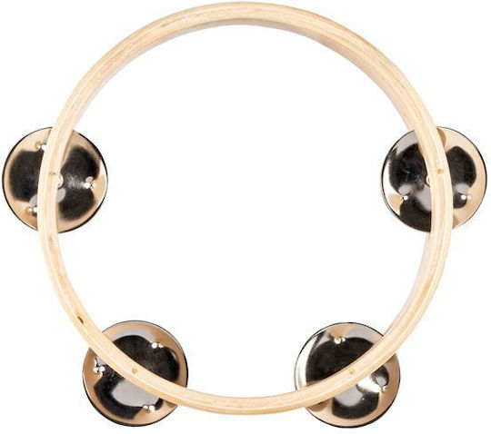 Nino Percussion Nino Nτέφι 6'' Brown Wooden Hand Tambourine