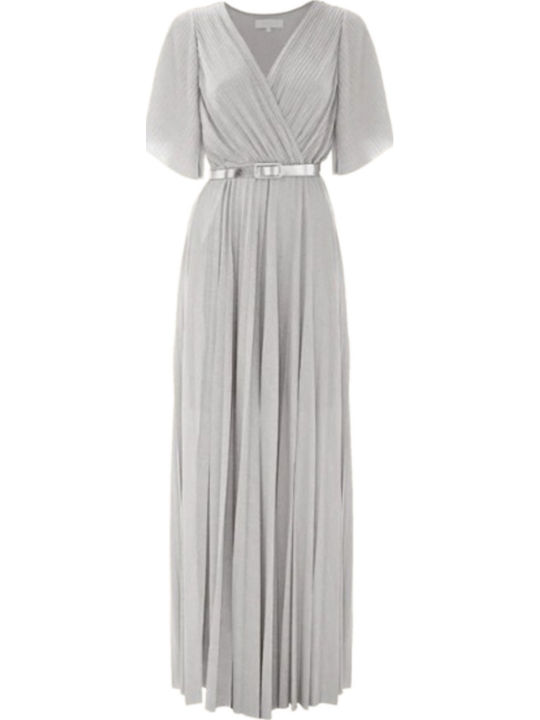 Summer Maxi Dress for Wedding and Christening Grey