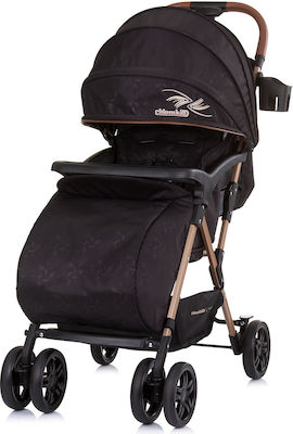 Chipolino April Kinderwagen Geeignet für Neugeborene Obsidian