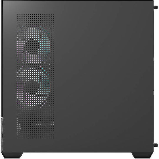 Darkflash DS900 AIR Gaming Midi-Turm Computergehäuse mit Seitenfenster Schwarz