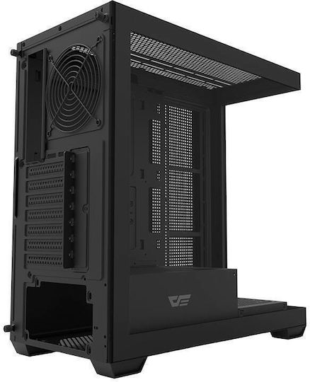 Darkflash DS900 Gaming Midi Tower Κουτί Υπολογιστή με Πλαϊνό Παράθυρο Μαύρο
