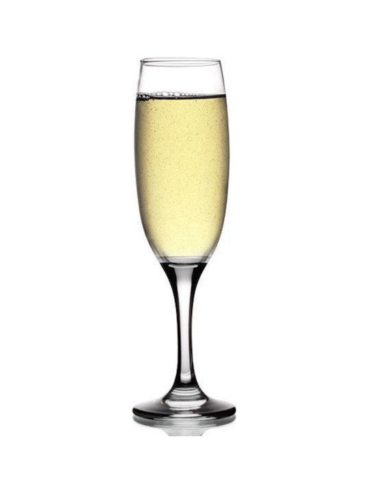 Gurallar Empire Set Gläser Champagner aus Glas Mit Stiel 220ml 24Stück