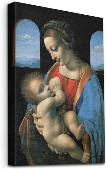 Walls Madonna Litta Αντίγραφο του Da Vinci σε Καμβά 20x30 cm Walls Madonna Litta Αντίγραφο του Da Vinci σε Καμβά 20x30 cm