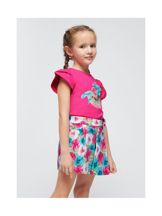 Mayoral Kids Shorts/Bermuda Fabric Fuchsia