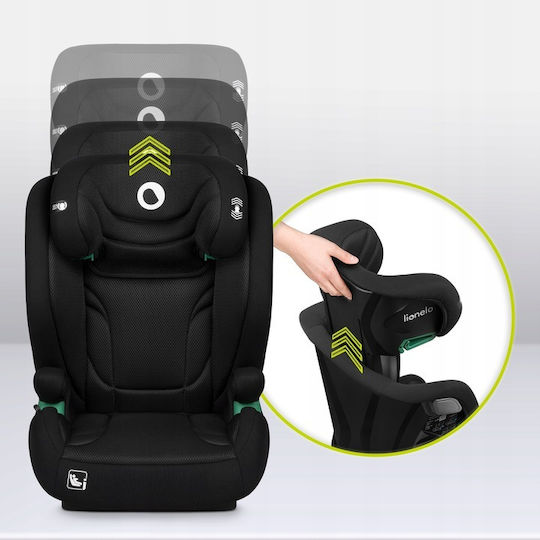 Lionelo Igo Καθισματάκι Αυτοκινήτου High-back Booster i-Size με Isofix Black