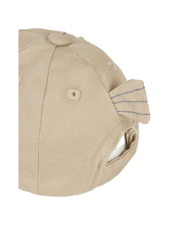 Mayoral Kids' Hat Fabric Beige