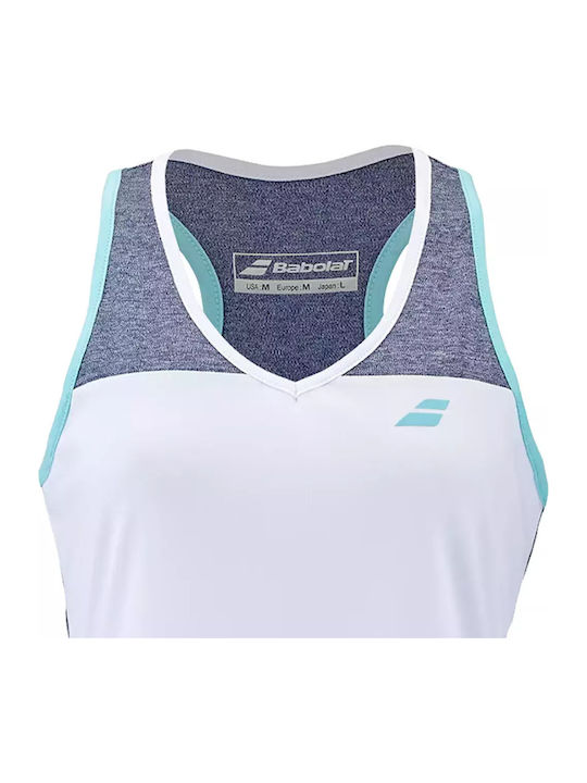 Babolat 3WTE071-1079 Γυναικεία Μπλούζα Λευκή
