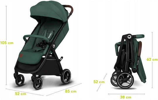 Lionelo Ingrid Baby Stroller Suitable from 6+ Months Black 8.20kg
