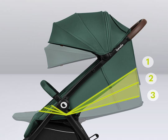 Lionelo Ingrid Baby Stroller Suitable from 6+ Months Black 8.20kg