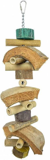Back Zoo Nature "Bamboo coconut" Parrot Cage Game 44x17cm