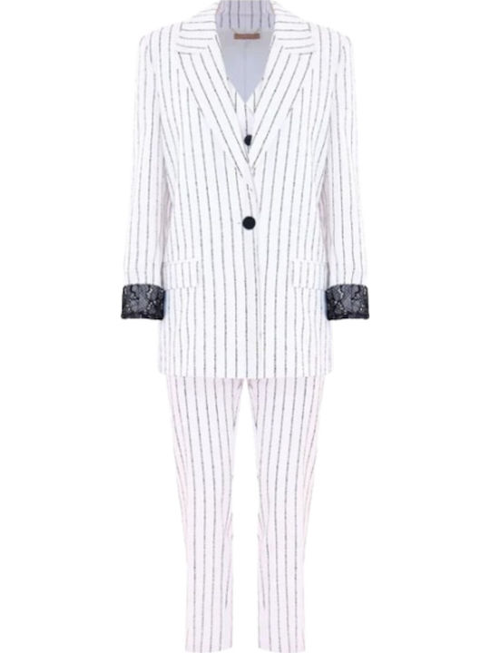 kocca Damen Blazer Weiß