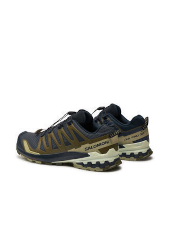 Salomon Xa Pro 3d V9 Ανδρικά Trail India Ink / Olive Night / Aloe Wash