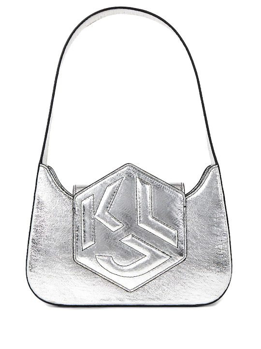 Karl Lagerfeld Women's Bag Shoulder Silver