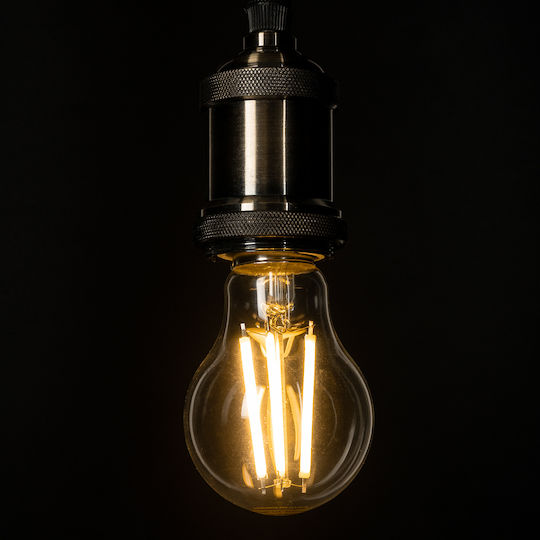 GloboStar LED крушка 4W 110mm за фасунга E27 и форма A60 Топло бяло 840лм Димируем