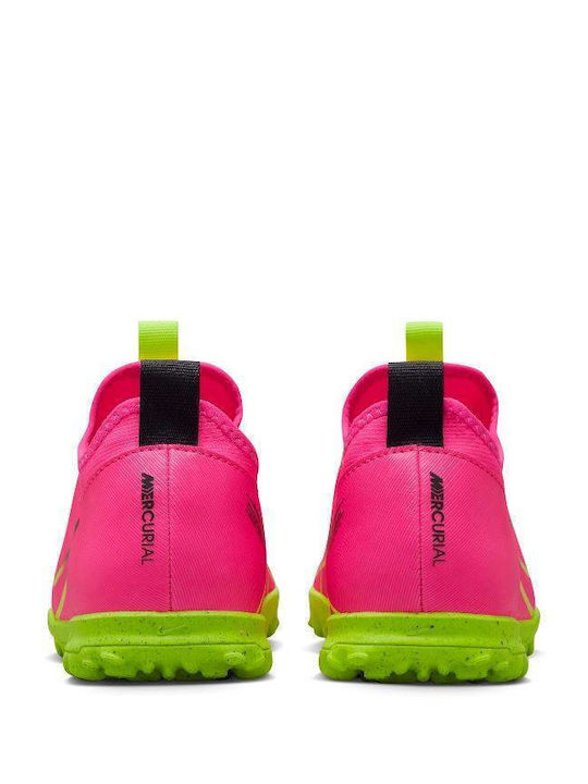 VAPOR 15 ACADEMY TF Παιδικά Ποδοσφαιρικά Παπούτσια με Σχάρα Pink Blast / Gridiron / Volt