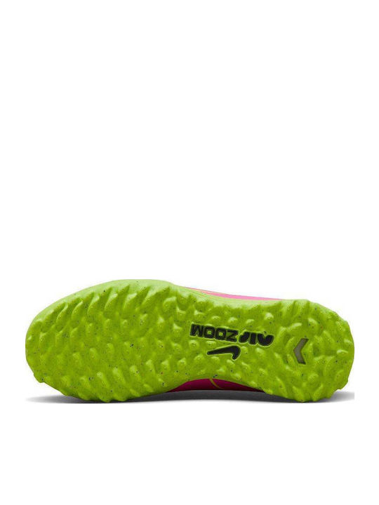VAPOR 15 ACADEMY TF Παιδικά Ποδοσφαιρικά Παπούτσια με Σχάρα Pink Blast / Gridiron / Volt