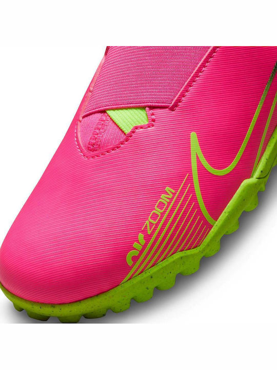 VAPOR 15 ACADEMY TF Παιδικά Ποδοσφαιρικά Παπούτσια με Σχάρα Pink Blast / Gridiron / Volt