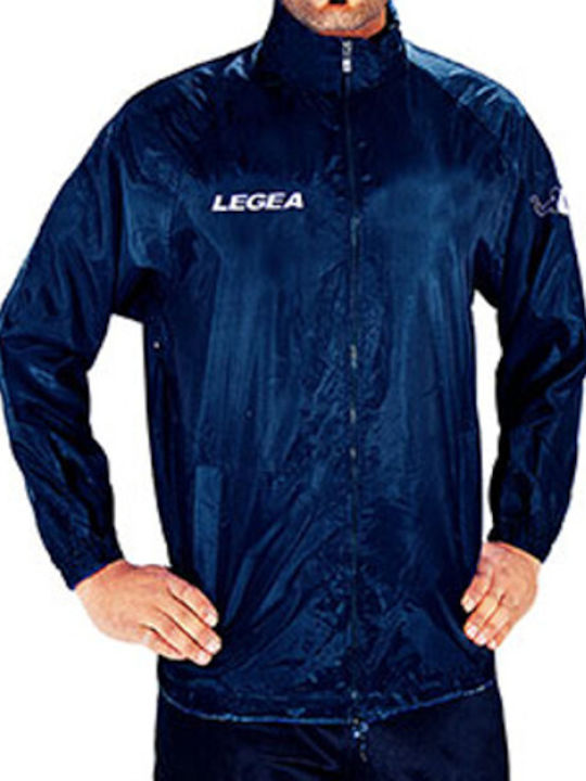 Legea Italia Tornado Herren Winter Jacke Lässig Wasserdicht und winddicht Navy