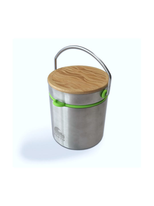 Ecolunchbox Lunchbox Isolierte Lunchbox Inox Silber 355ml 1Stück