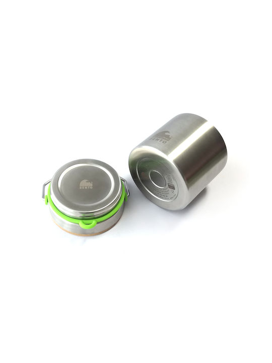 Ecolunchbox Lunchbox Isolierte Lunchbox Inox Silber 355ml 1Stück
