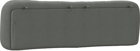 vidaXL Fabric Bed Headboard Cushion Dark Gray 180x48cm