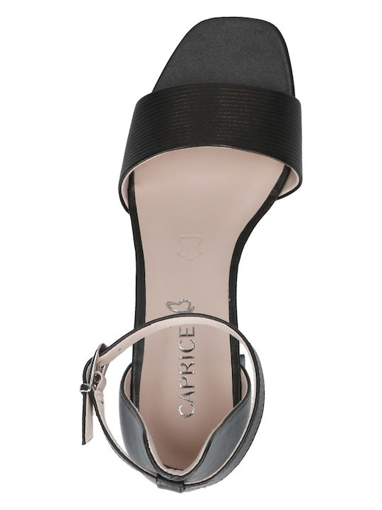 Leder Sandalen Anatomisch Schwarz