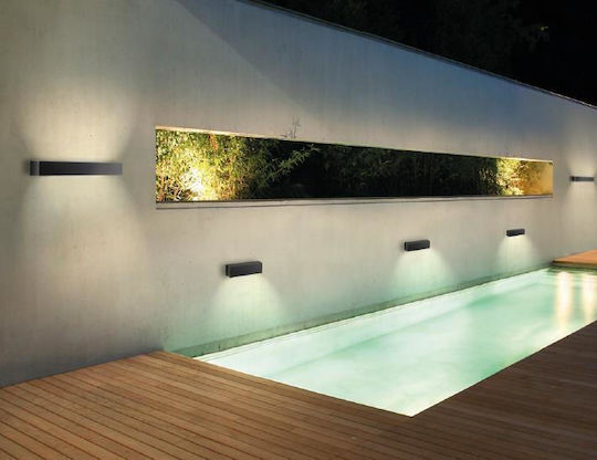 Zafferano Waterproof Wall-Mounted Outdoor Lighting LED 4W 3000K 4.5x18x3cm