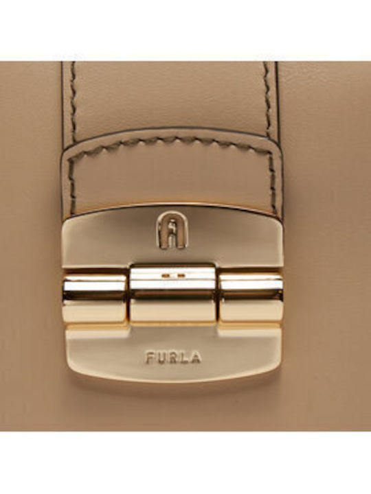 Furla Γυναικεία Τσάντα Ώμου Μπεζ