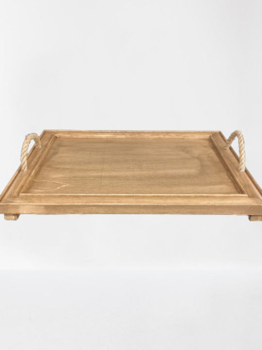 Korres Craft Ξύλινος Δίσκος Σερβιρίσματος 34x43x4cm