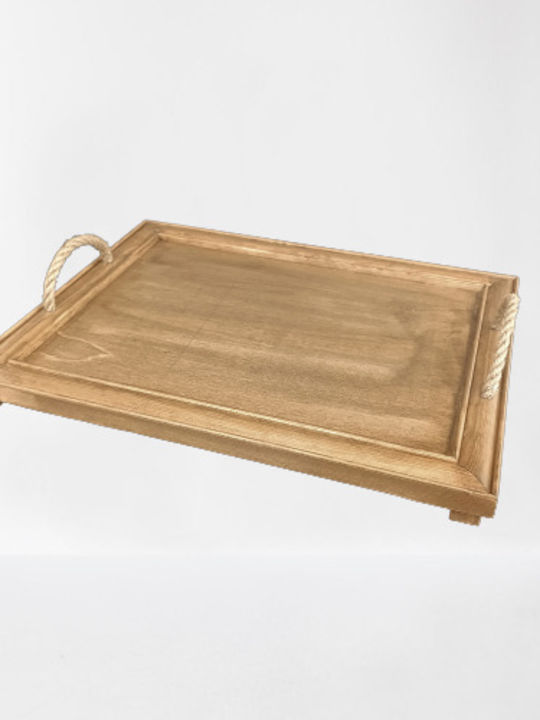 Korres Craft Ξύλινος Δίσκος Σερβιρίσματος 34x43x4cm