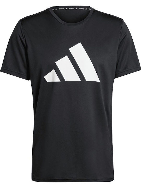 Run It Aeroready Tricou sport Negru