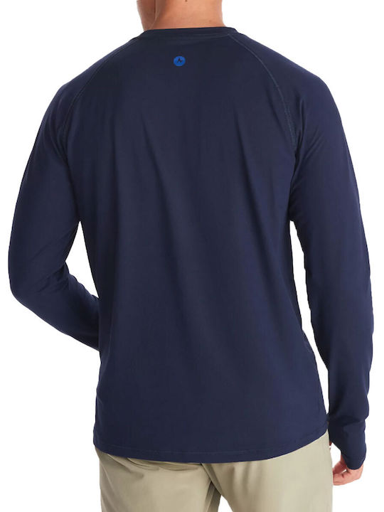 Marmot Herren Langarm-Pullover Marineblau