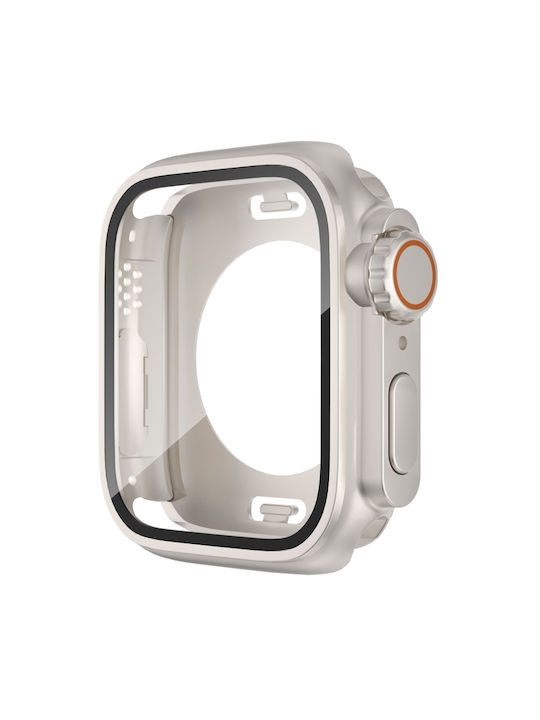 Πλαστική Θήκη σε Γκρι χρώμα για Apple Watch Series 9, 8, 7 Πλαστική Θήκη σε Γκρι χρώμα για Apple Watch Series 9, 8, 7