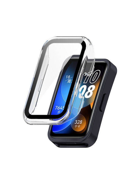 Пластмасов Калъф в Прозрачен цвят за Huawei Band 8