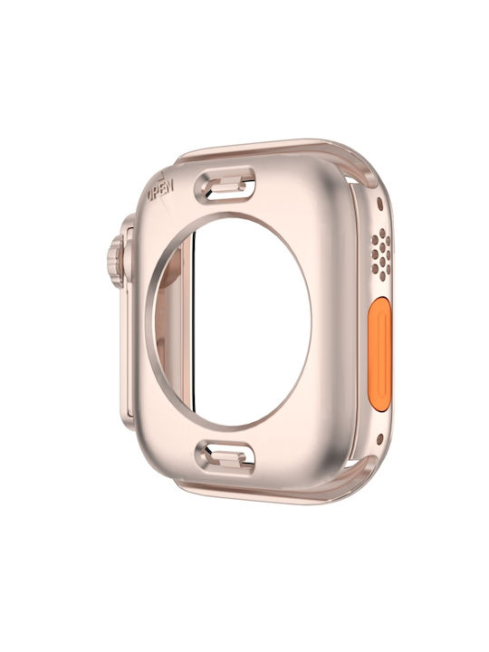 Πλαστική Θήκη σε Ροζ Χρυσό χρώμα για Apple Watch Series 6 / 5 / 4 / SE 40mm