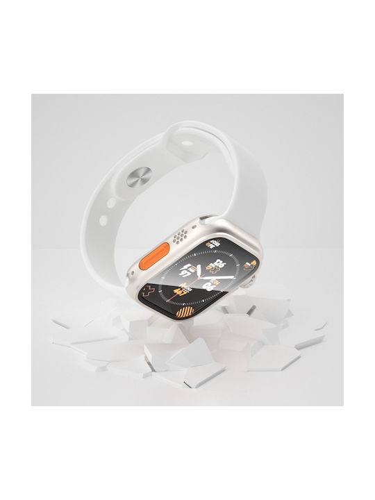 Plastikhülle in Gray Farbe für Apple Watch Serie 9, 8, 7