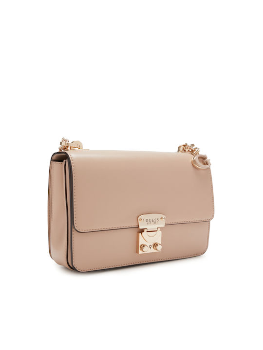 Guess Eliette Damen Tasche Crossbody Beige